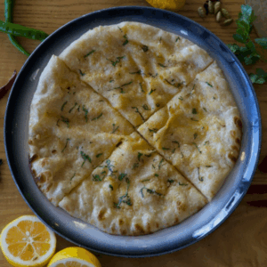 Cheese and Garlic Naan