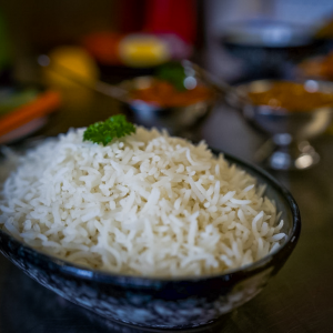 Plain rice
